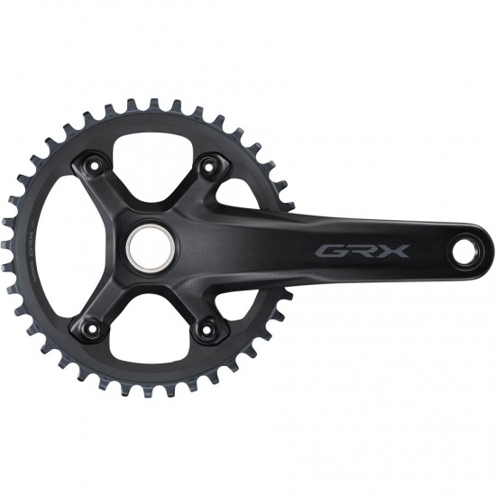 Shimano FC-RX600 GRX chainset 40T, single, 11-speed, 2 piece design, 165 mm Shimano FC-RX600 GRX chainset 40T, single, 11-speed, 2 piece design, 165 mm