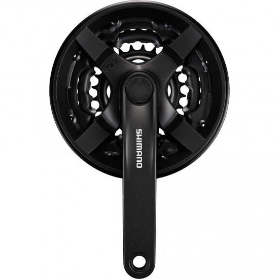 Shimano FC-TY301 chainset 42 / 34 / 24, 6/7/8-speed, 150 mm, with chainguard, black Shimano FC-TY301 chainset 42 / 34 / 24, 6/7/8-speed, 150 mm, with chainguard, black