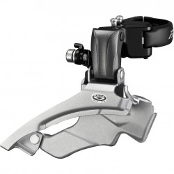 Shimano FD-M371 Altus MTB 9-speed front derailleur, conventional swing, dual-pull