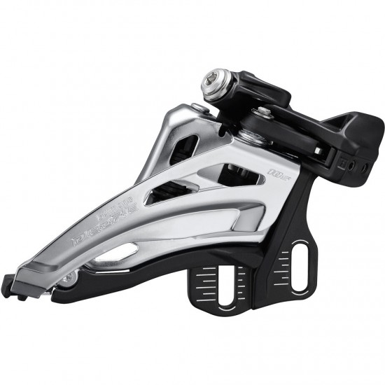 Shimano FD-M4100-E Deore front derailleur, 10-speed double, side swing, E-type Shimano FD-M4100-E Deore front derailleur, 10-speed double, side swing, E-type