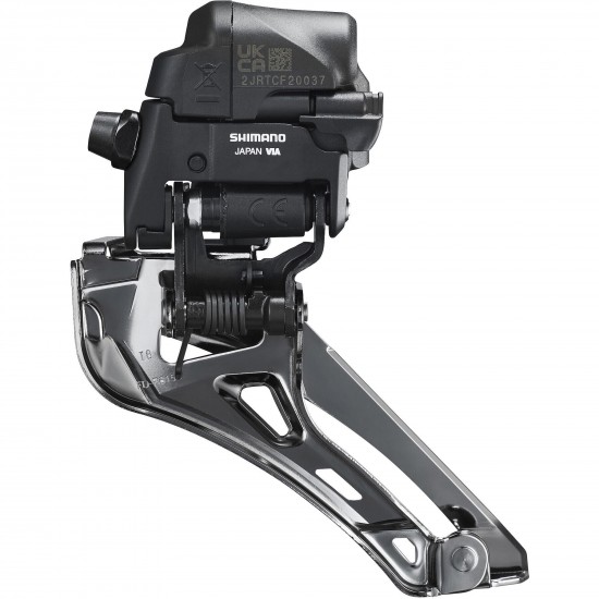 Shimano FD-R8150 Ultegra Di2 12-speed front derailleur E-tube, braze on, double Shimano FD-R8150 Ultegra Di2 12-speed front derailleur E-tube, braze on, double