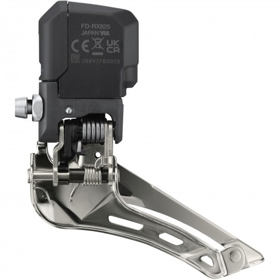 Shimano FD-RX825 GRX Di2 front mech, 12-speed double, braze-on Shimano FD-RX825 GRX Di2 front mech, 12-speed double, braze-on