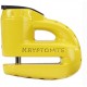 Kryptonite Keeper 5-S Disc Lock - with Reminder Cable - Yellow Kryptonite Keeper 5-S Disc Lock - with Reminder Cable - Yellow