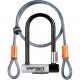 Kryptonite Kryptolok Mini U-Lock With 4 Foot Flex and Flexframe Bracket Sold Secure Gold Kryptonite Kryptolok Mini U-Lock With 4 Foot Flex and Flexframe Bracket Sold Secure Gold