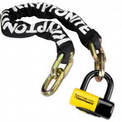 Kryptonite New York Fahgettaboudit Chain 14mmX100cm And NY Disc Lock Sold Secure Diamond Kryptonite New York Fahgettaboudit Chain 14mmX100cm And NY Disc Lock Sold Secure Diamond