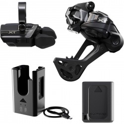 Shimano XT M8250 Di2 upgrade, SW-M8250 band-on, BT-DN320, EC-DN100, SM-CN910, SGS mech