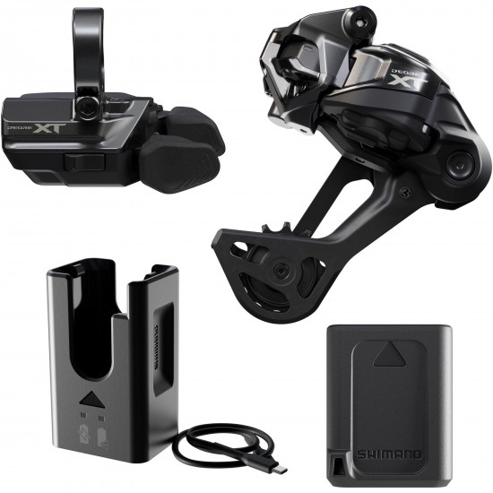 Shimano XT M8250 Di2 upgrade, SW-M8250 band-on, BT-DN320, EC-DN100, SM-CN910, SGS mech Shimano XT M8250 Di2 upgrade, SW-M8250 band-on, BT-DN320, EC-DN100, SM-CN910, SGS mech