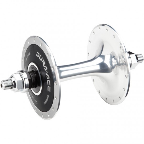 Shimano 7600 Dura-Ace large flange front Track hub, 32 hole Shimano 7600 Dura-Ace large flange front Track hub, 32 hole