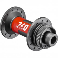 DT Swiss 240 Classic front disc Centre-Lock 100 x 12 mm, 28 hole black DT Swiss 240 Classic front disc Centre-Lock 100 x 12 mm, 28 hole black