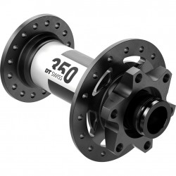DT Swiss 350 Classic front disc 6 bolt 100 x 15 mm, 28 hole, black