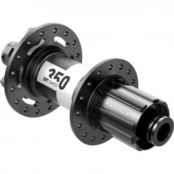 DT Swiss 350 Classic rear disc 6 bolt 142 x 12 mm, Shimano HG 28 hole, black DT Swiss 350 Classic rear disc 6 bolt 142 x 12 mm, Shimano HG 28 hole, black