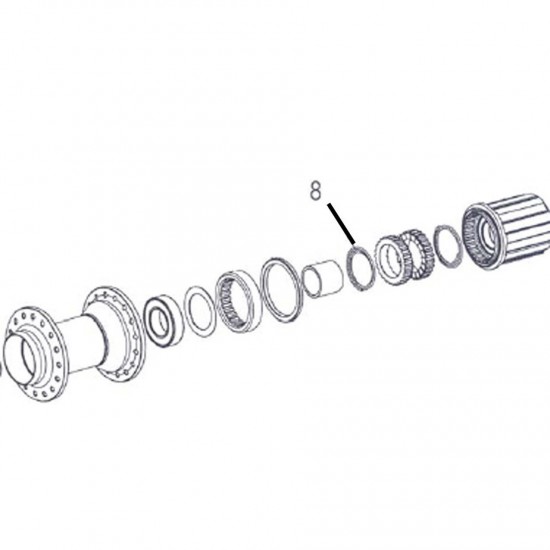 DT Swiss Conical spring for star ratchet systems, Pre-EXP 180, 240, 350 and Ratchet LN 370 DT Swiss Conical spring for star ratchet systems, Pre-EXP 180, 240, 350 and Ratchet LN 370