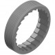 DT Swiss External screw thread ring nut M35 x 1 mm, for Hybrid Pawl Hubs, steel