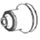 DT Swiss Rear spacer 135 mm left hand side for FR / 440 hub DT Swiss Rear spacer 135 mm left hand side for FR / 440 hub