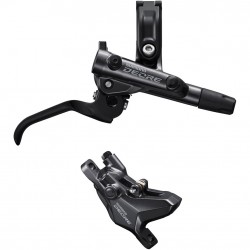 Shimano BR-M6100/BL-M6100 Deore bled brake lever/post mount 2 pot calliper, front right Shimano BR-M6100/BL-M6100 Deore bled brake lever/post mount 2 pot calliper, front right