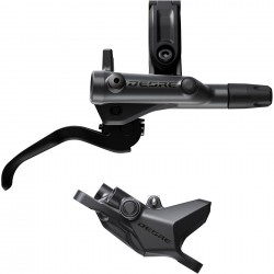 Shimano BR-M6200 Deore front 2 pot bled brake lever/post mount calliper, 1000 mm hose Shimano BR-M6200 Deore front 2 pot bled brake lever/post mount calliper, 1000 mm hose