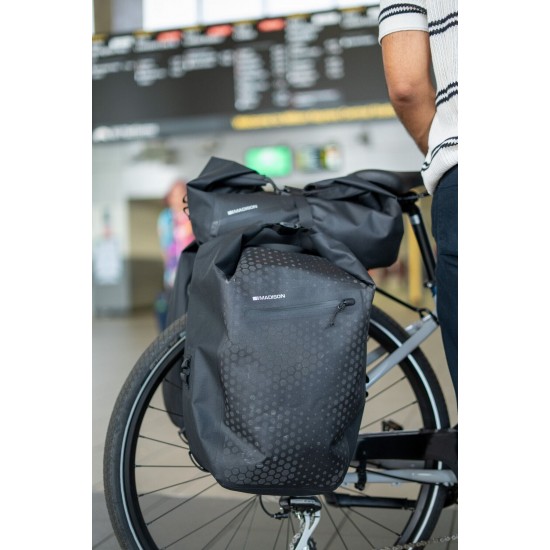 Madison Roam Stellar-Tech Waterproof 30L Pannier Bag - Stellar-Tech black Madison Roam Stellar-Tech Waterproof 30L Pannier Bag - Stellar-Tech black