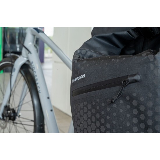 Madison Roam Stellar-Tech Waterproof 30L Pannier Bag - Stellar-Tech black Madison Roam Stellar-Tech Waterproof 30L Pannier Bag - Stellar-Tech black