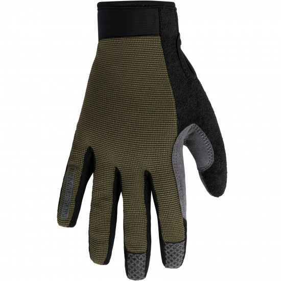 Madison Freewheel Youth Trail Gloves, dark olive - large Madison Freewheel Youth Trail Gloves, dark olive - large
