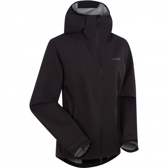 Madison Roam Women's 2.5-Layer Waterproof Jacket, phantom black - size 14 Madison Roam Women's 2.5-Layer Waterproof Jacket, phantom black - size 14