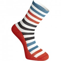 Madison Isoler Merino 3-Season Sock, white / red / blue pop - medium, EU40-42 Madison Isoler Merino 3-Season Sock, white / red / blue pop - medium, EU40-42
