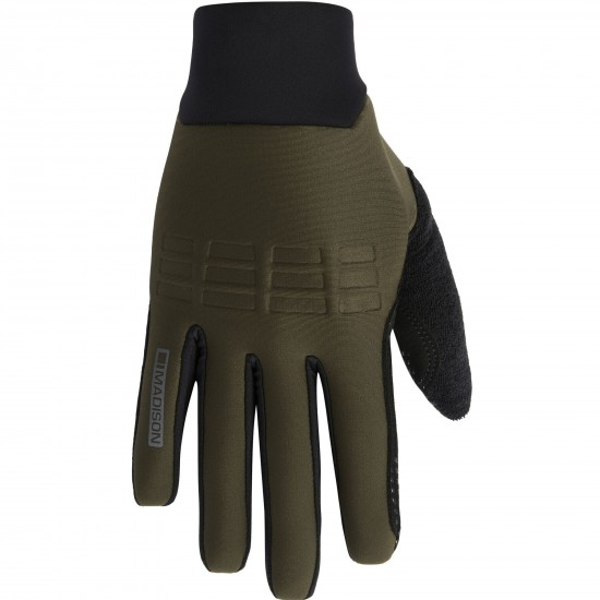 Madison Zenith 4 Season DWR Thermal Gloves, dark olive - x-large