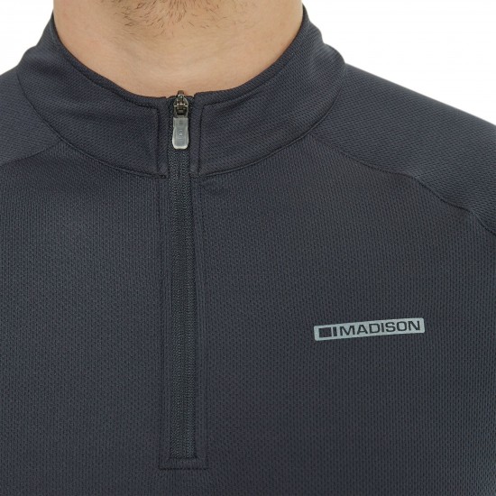 Madison Freewheel Men's Short Sleeve Jersey, navy haze - small