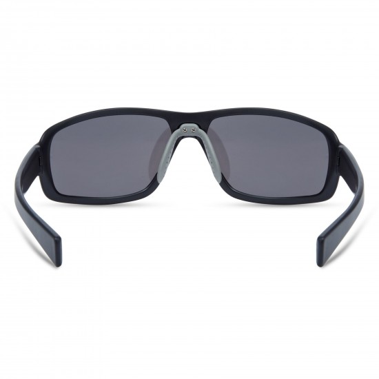 Madison Target Matt Black Sunglasses - Silver Mirror Lens Madison Target Matt Black Sunglasses - Silver Mirror Lens