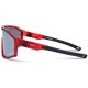 Madison Enigma Crystal Gloss Red Sunglasses - 3 Lens Pack - Black Mirror / Amber / Clear Madison Enigma Crystal Gloss Red Sunglasses - 3 Lens Pack - Black Mirror / Amber / Clear