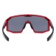 Madison Enigma Crystal Gloss Red Sunglasses - 3 Lens Pack - Black Mirror / Amber / Clear Madison Enigma Crystal Gloss Red Sunglasses - 3 Lens Pack - Black Mirror / Amber / Clear