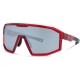 Madison Enigma Crystal Gloss Red Sunglasses - 3 Lens Pack - Black Mirror / Amber / Clear Madison Enigma Crystal Gloss Red Sunglasses - 3 Lens Pack - Black Mirror / Amber / Clear