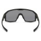 Madison Enigma Matt Black Sunglasses - 3 Lens pack - Black Mirror / Amber / Clear