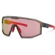 Madison Enigma Crystal Smoke Sunglasses - Pink Rose Mirror Lens