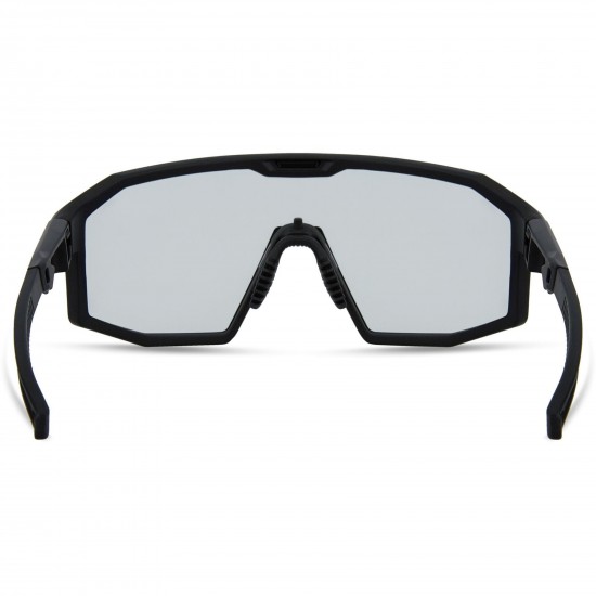 Madison Enigma Matt Black Sunglasses - Clear Lens