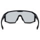 Madison Enigma Matt Black Sunglasses - Clear Lens