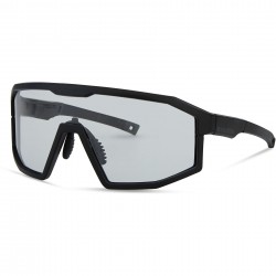 Madison Enigma Matt Black Sunglasses - Clear Lens