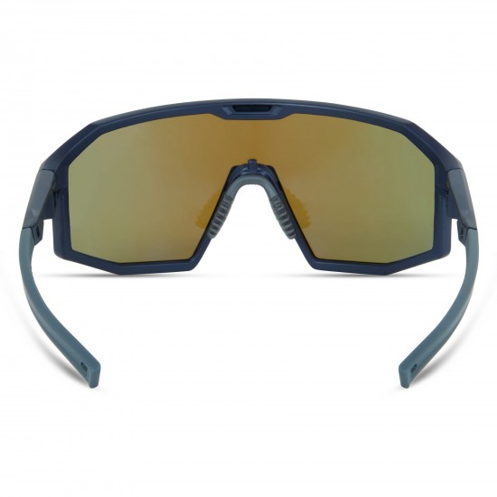 Madison Enigma Ink Navy Sunglasses - Blue Mirror Lens