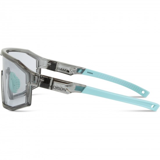 Madison Enigma Crystal Gloss Smoke Sunglasses - Photochromic (Cat 1-3) Lens