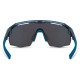 Madison Cipher Crystal Gloss Blue Sunglasses - 3 Lens Pack - Blue Mirror / Amber / Clear