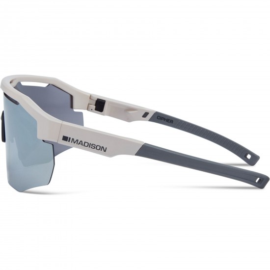 Madison Cipher Desert Sand Sunglasses - 3 Lens Pack - Silver Mirror / Amber / Clear Madison Cipher Desert Sand Sunglasses - 3 Lens Pack - Silver Mirror / Amber / Clear