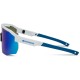 Madison Cipher Gloss White Sunglasses - Green Mirror Lens Madison Cipher Gloss White Sunglasses - Green Mirror Lens