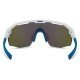 Madison Cipher Gloss White Sunglasses - Green Mirror Lens Madison Cipher Gloss White Sunglasses - Green Mirror Lens