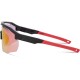 Madison Cipher Gloss Black Sunglasses - Pink Rose Mirror Lens