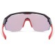 Madison Cipher Gloss Black Sunglasses - Pink Rose Mirror Lens