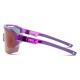 Madison Cipher Crystal Gloss Purple Sunglasses - Purple Mirror Lens