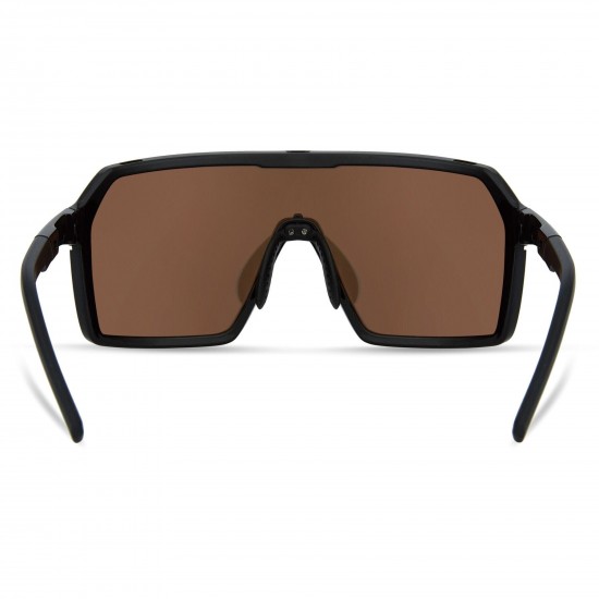 Madison Crypto Gloss Black Sunglasses - 3 Lens Pack - Bronze Mirror / Amber / Clear Madison Crypto Gloss Black Sunglasses - 3 Lens Pack - Bronze Mirror / Amber / Clear