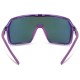 Madison Crypto Crystal Gloss Purple Sunglasses - 3 Lens Pack Purple Mirror/Amber / Clear