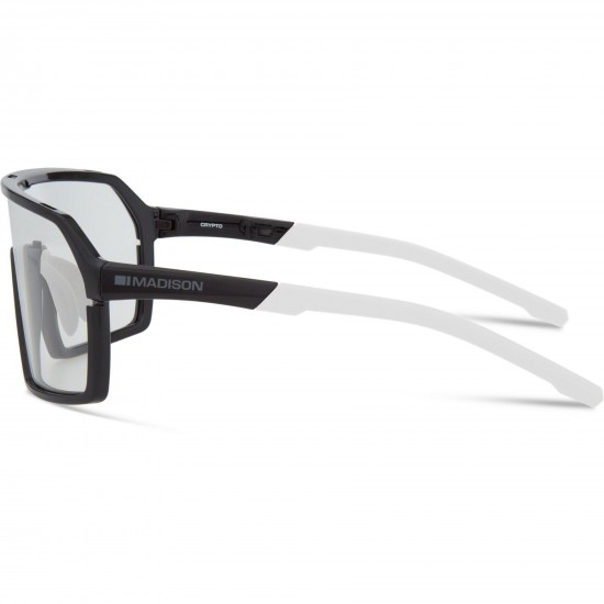 Madison Crypto Gloss Black Sunglasses - Clear Lens Madison Crypto Gloss Black Sunglasses - Clear Lens