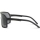 Madison Crypto Matt Black Sunglasses - Black Mirror Lens