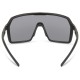 Madison Crypto Matt Black Sunglasses - Black Mirror Lens